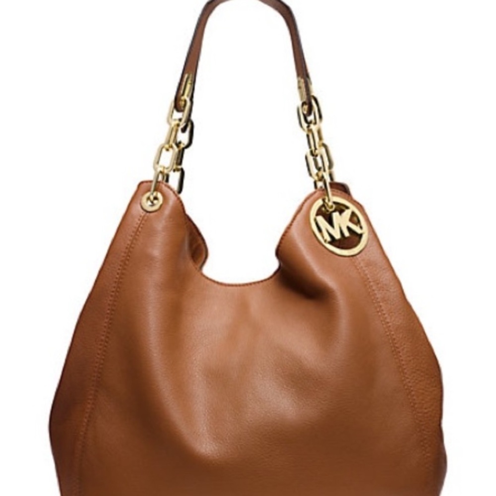 Michael Kors Tan Leather fulton Bag